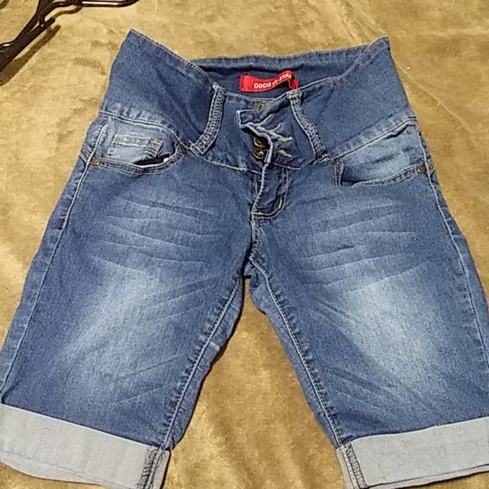 Midi rise pants